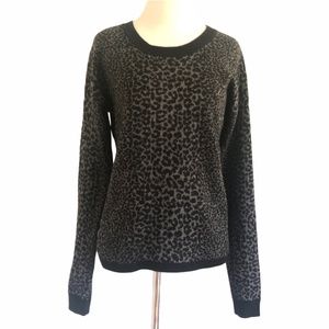 Joie soft animal print sweater size M